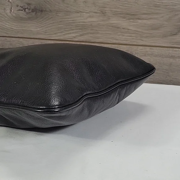 Coach Charles Black Leather Crossbody Messenger Ipad  Bag - Picture 7 of 14